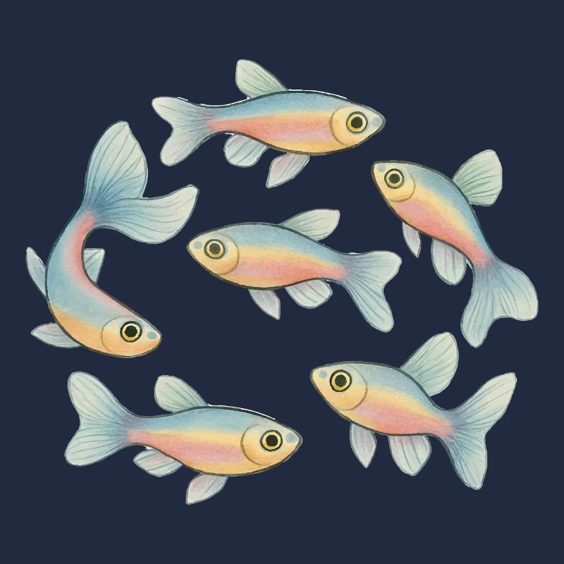 Poisson pastel en bancs