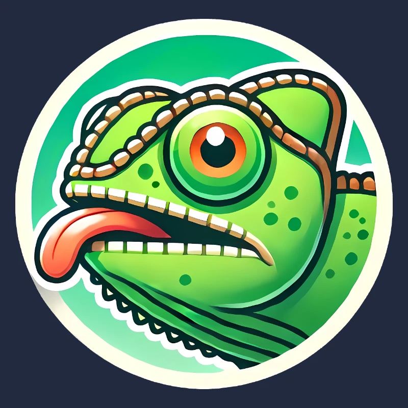 Conception originale de l’insigne de puissance caméléon