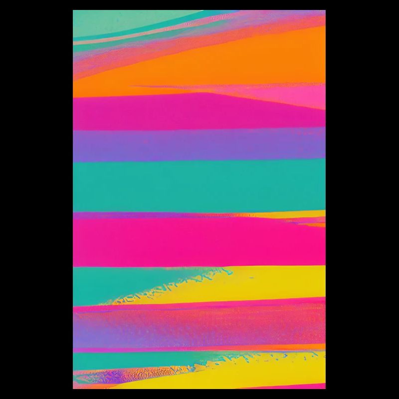 Retro Muster Bunt