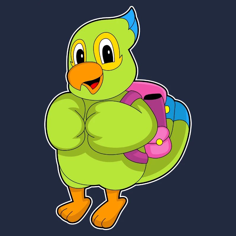 Parrot Student Backpack School
