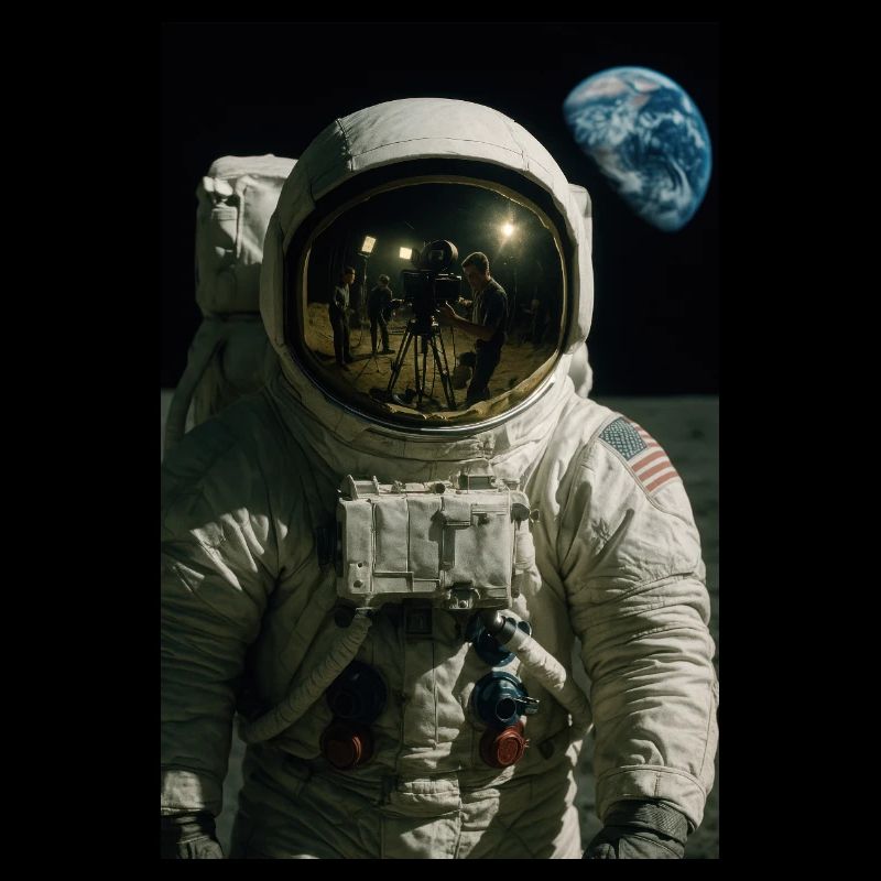 Moon Landing Hoax Concept Art