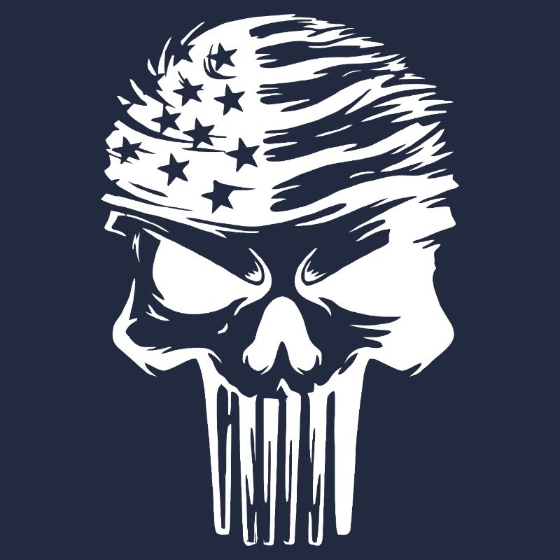 Conception graphique de crâne étoilé