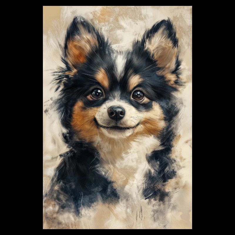 Illustration eines Hundes