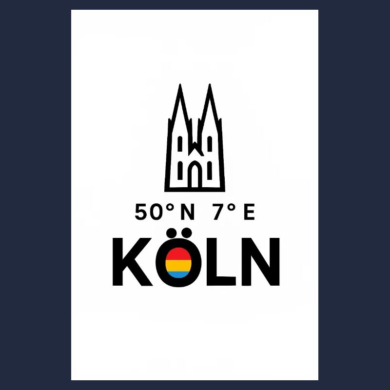 Cologne Compass 50°N 7°E Skyline