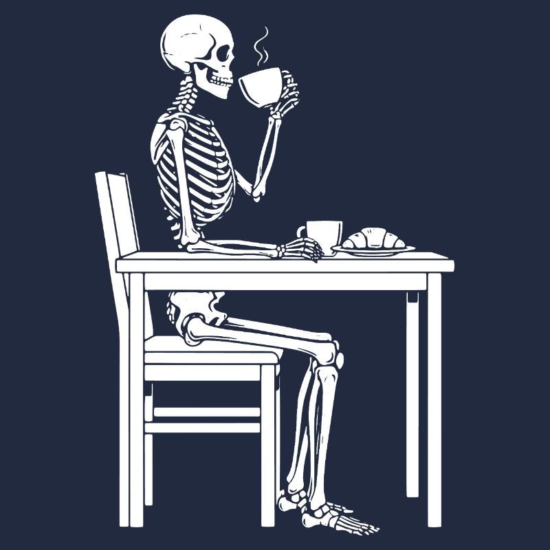 Pause café Skeleton
