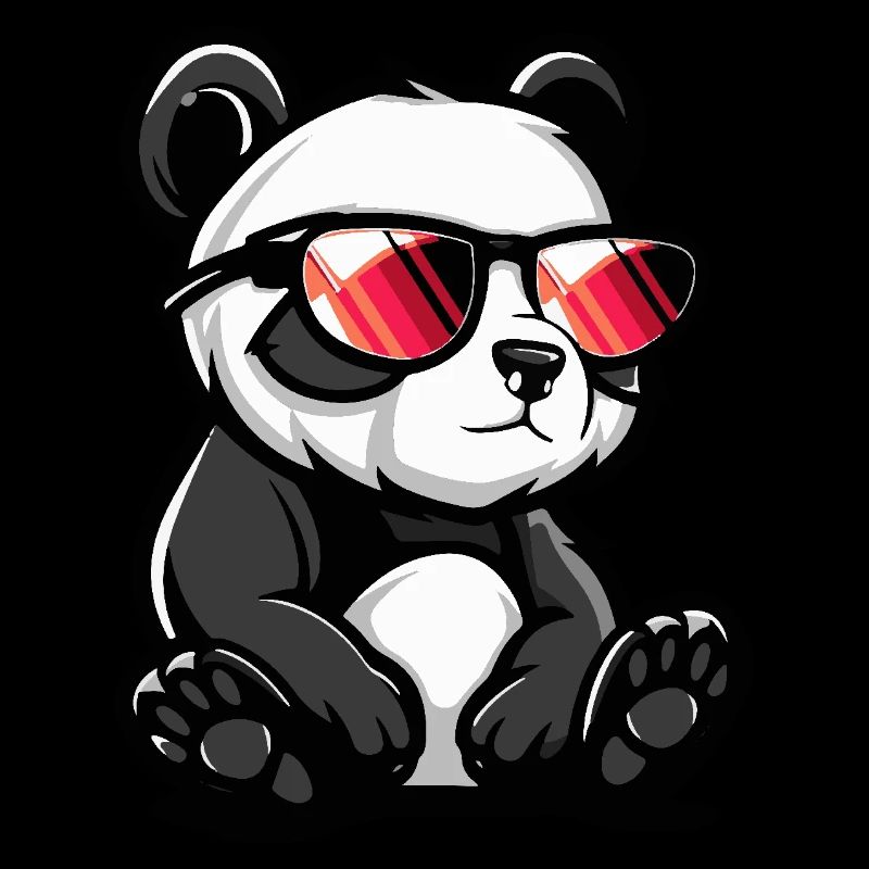 Bande dessinée cool panda