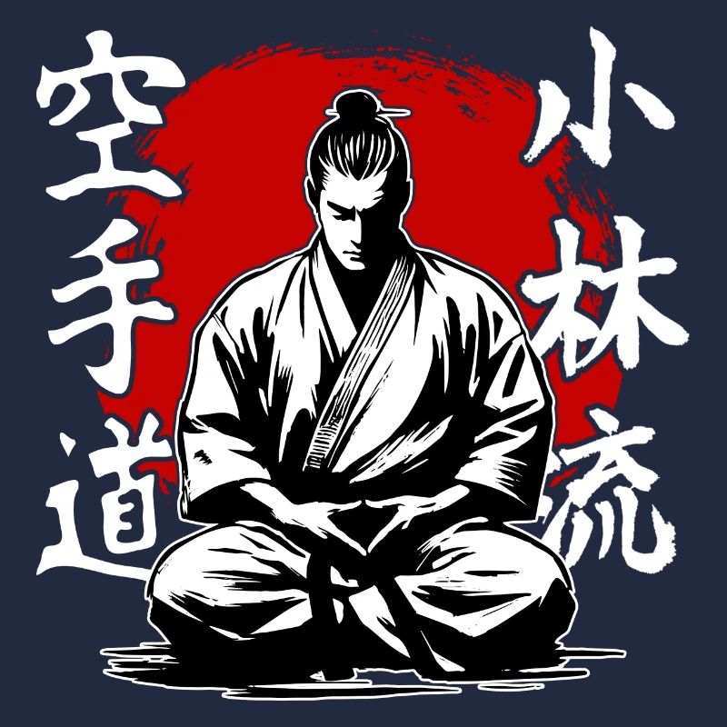 Style d’arts martiaux de karaté samouraï shorin ryu
