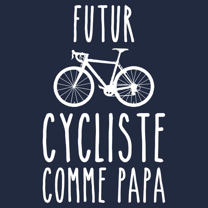Futur cycliste comme papa
