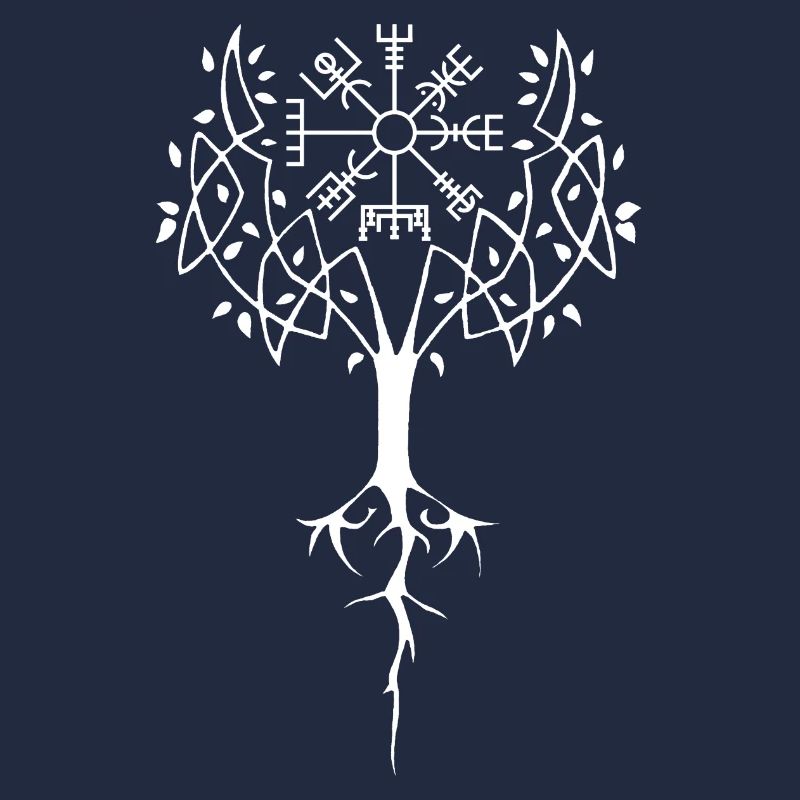 Runic Tree of Life (White)
