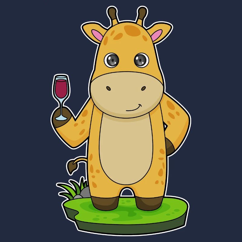 Giraffe Rotwein