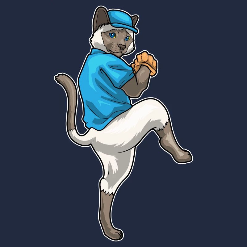Gant de baseball Siamese Cat