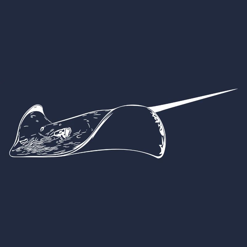 Stingrays in elegant flight