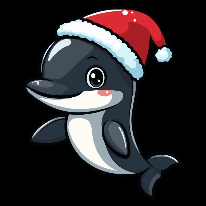 Dauphin Noël mignon