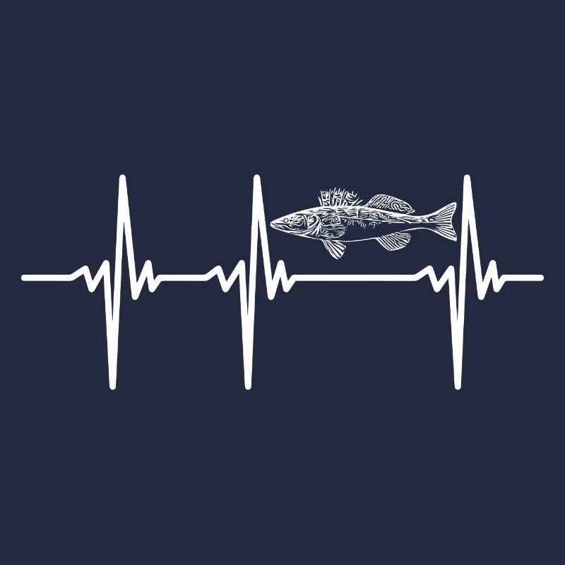 Heartbeat for pikeperch, pike perch and perch