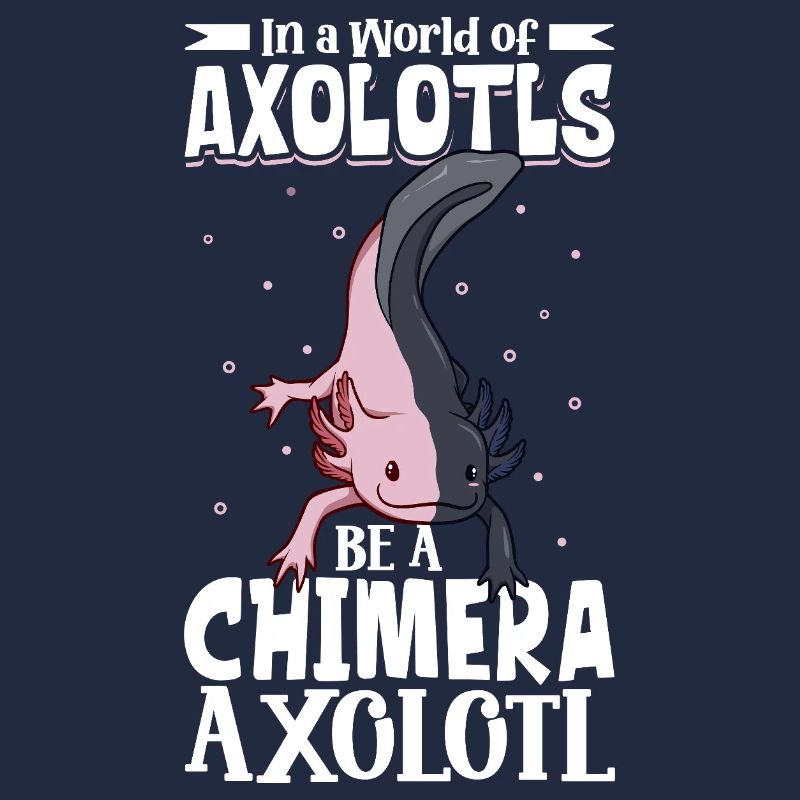 Sei ein Chimera Axolotl