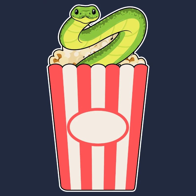 Maïs soufflé serpent