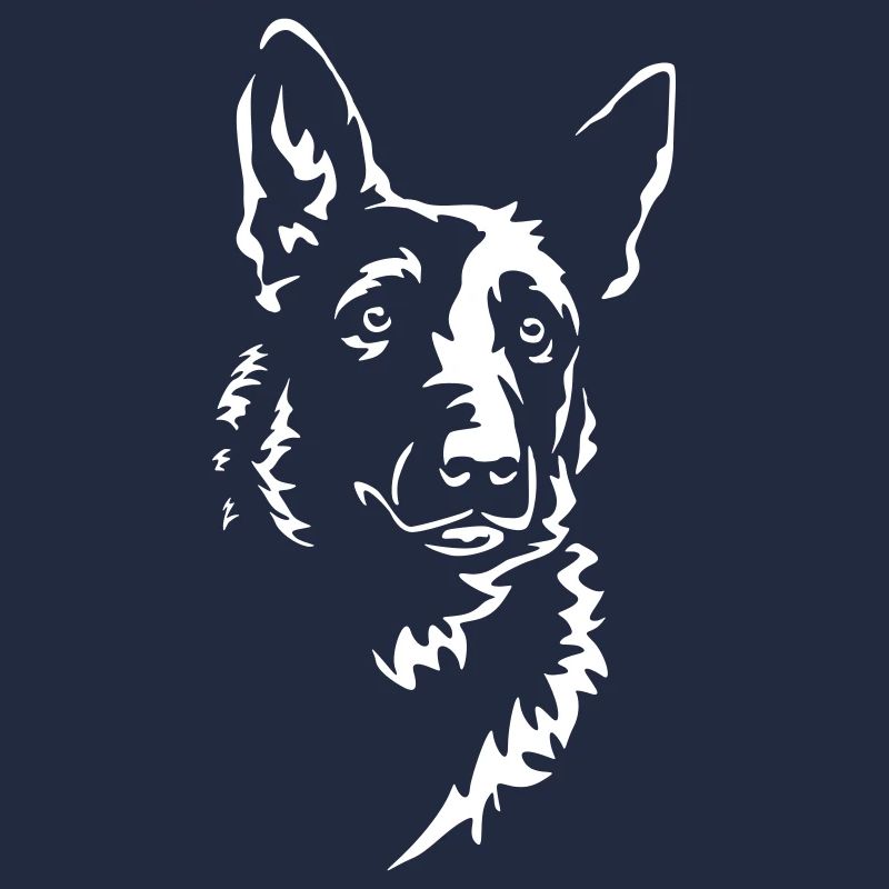 Malinois Head « Black Edition »