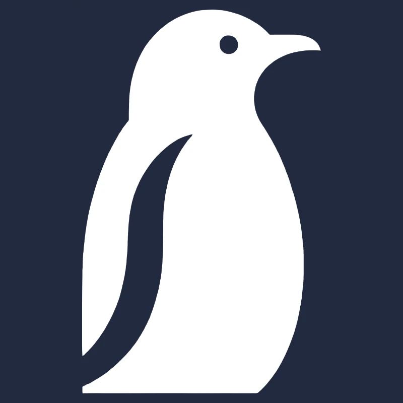 Penguin South Pole Silhouette Minimalist