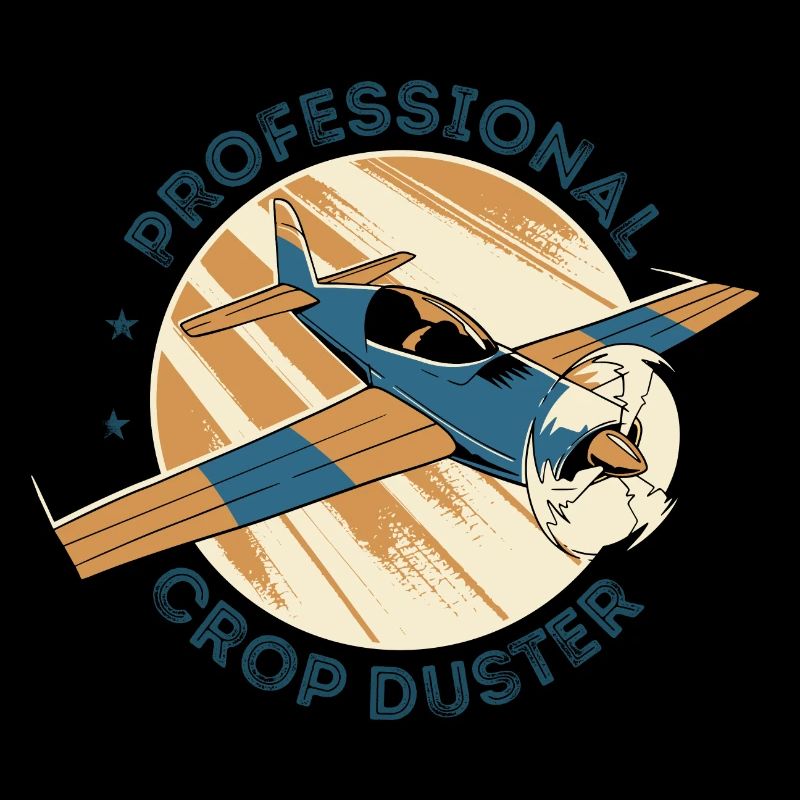 Professioneller Crop Duster Pilot, Antenne
