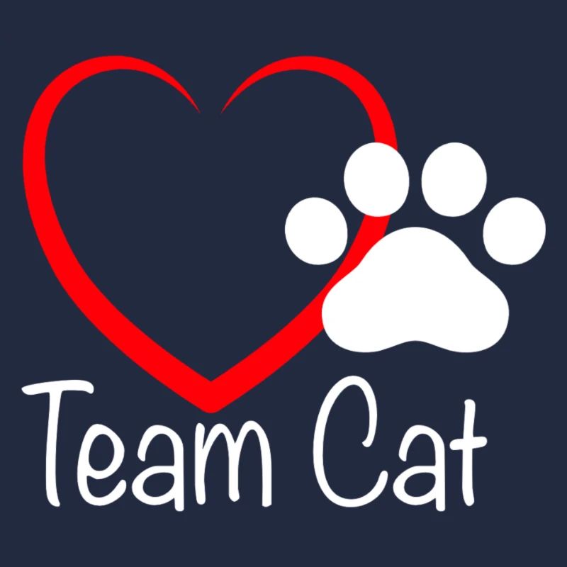 Team Cat mit Herzchen