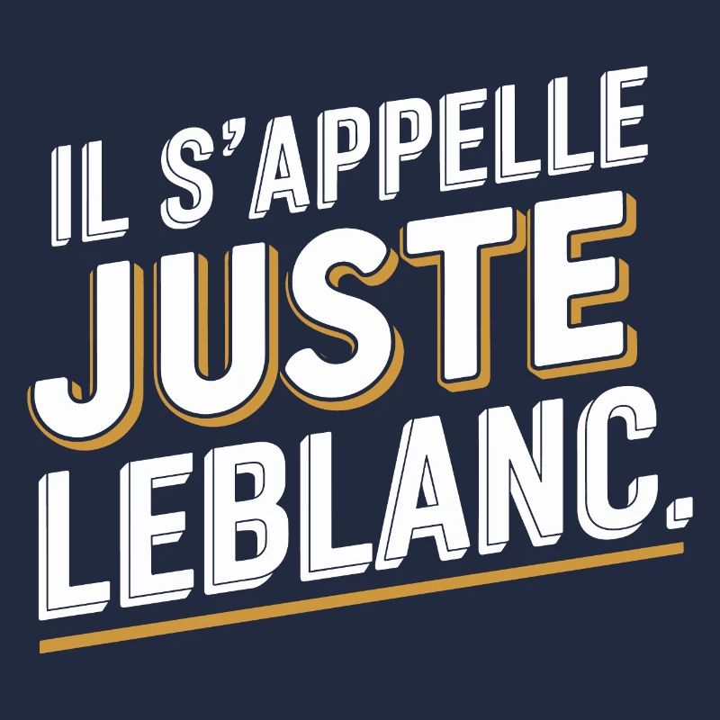 Il s'appelle juste Leblanc