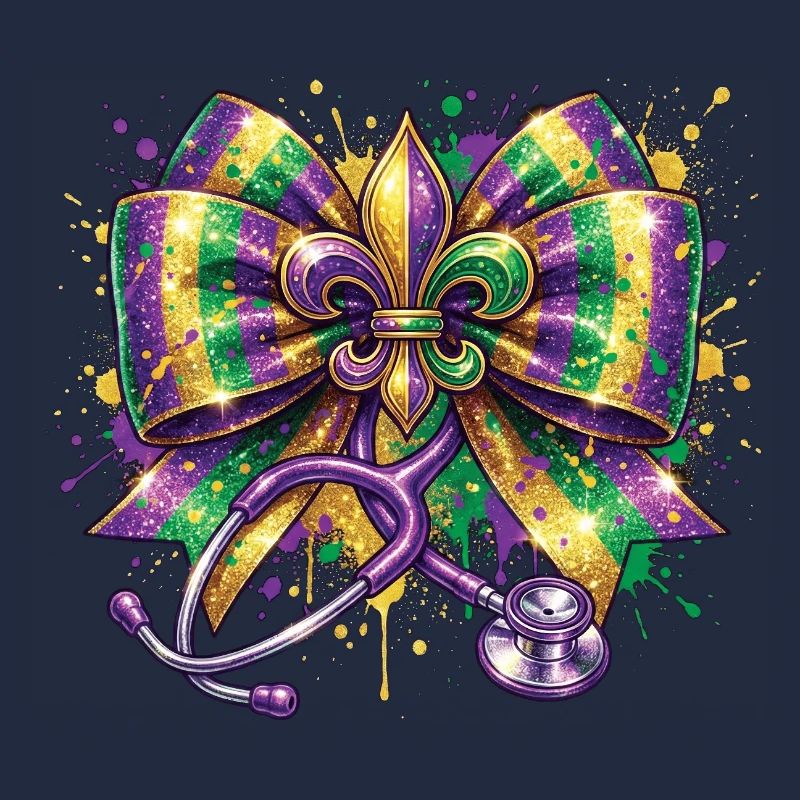Infirmière Docteure du Mardi Gras, Fleur De Lys