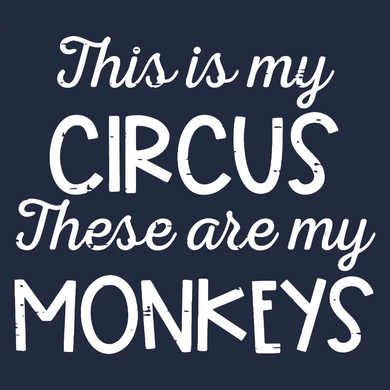 Typographie des singes de cirque