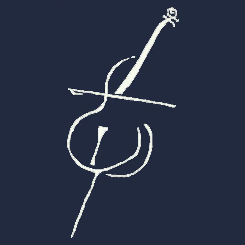 Violoncelle blanc pur