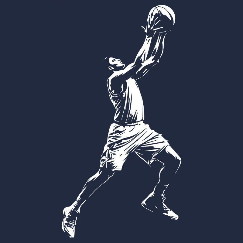 Basketball Player Dunking