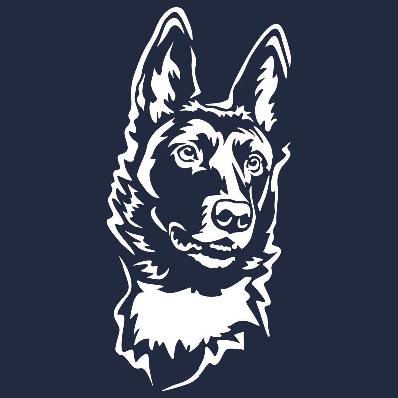 Malinois Kopf "Black Edition"