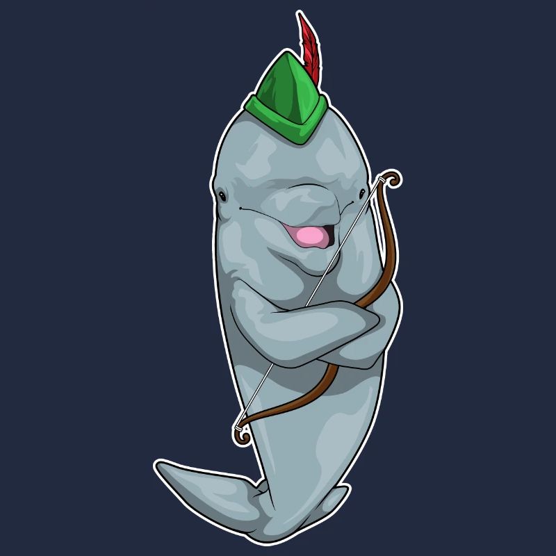 Delfin Bogenschütze Bogen