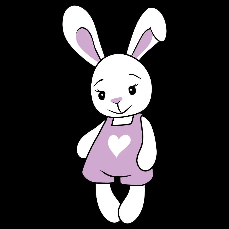 Lapin mignon de dessin animé
