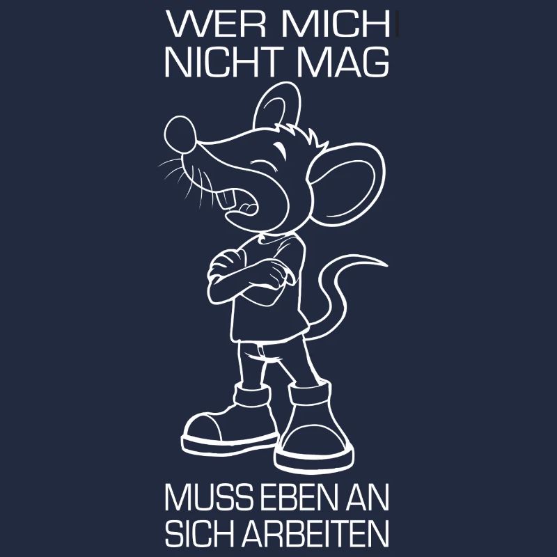 Mouse with work ethic funny saying