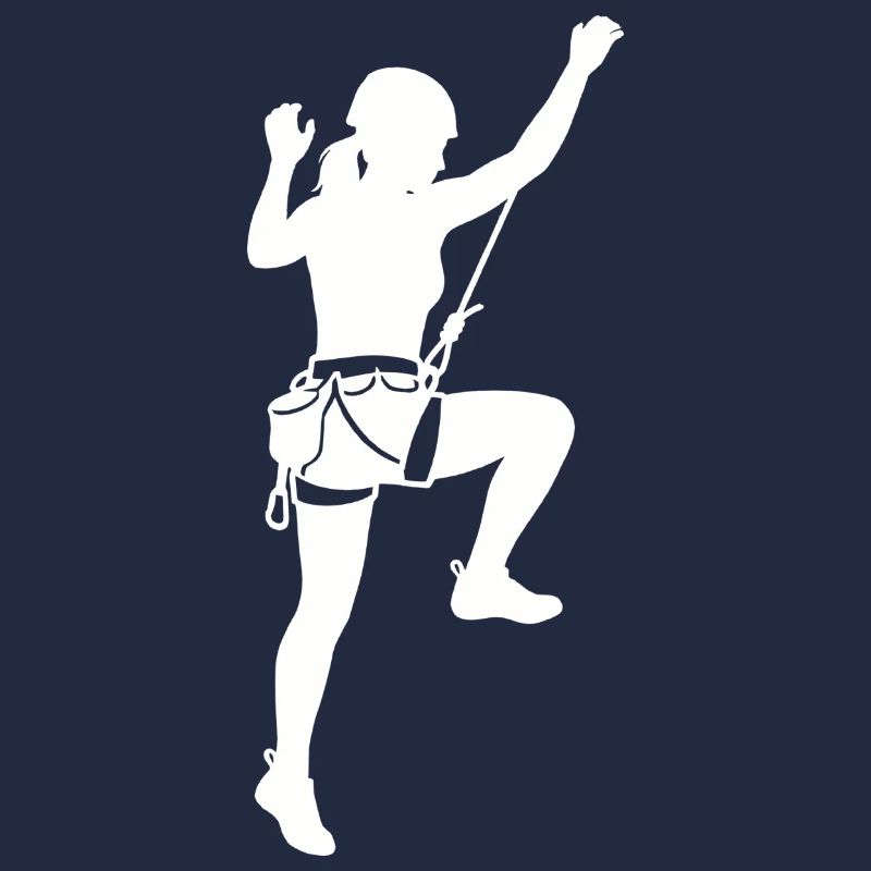 Climber Silhouette Bouldering & Mountaineering