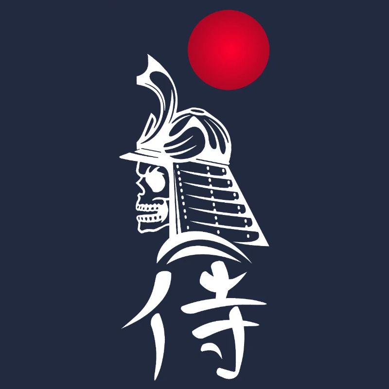 Weißer Samurai und Rote Sonne