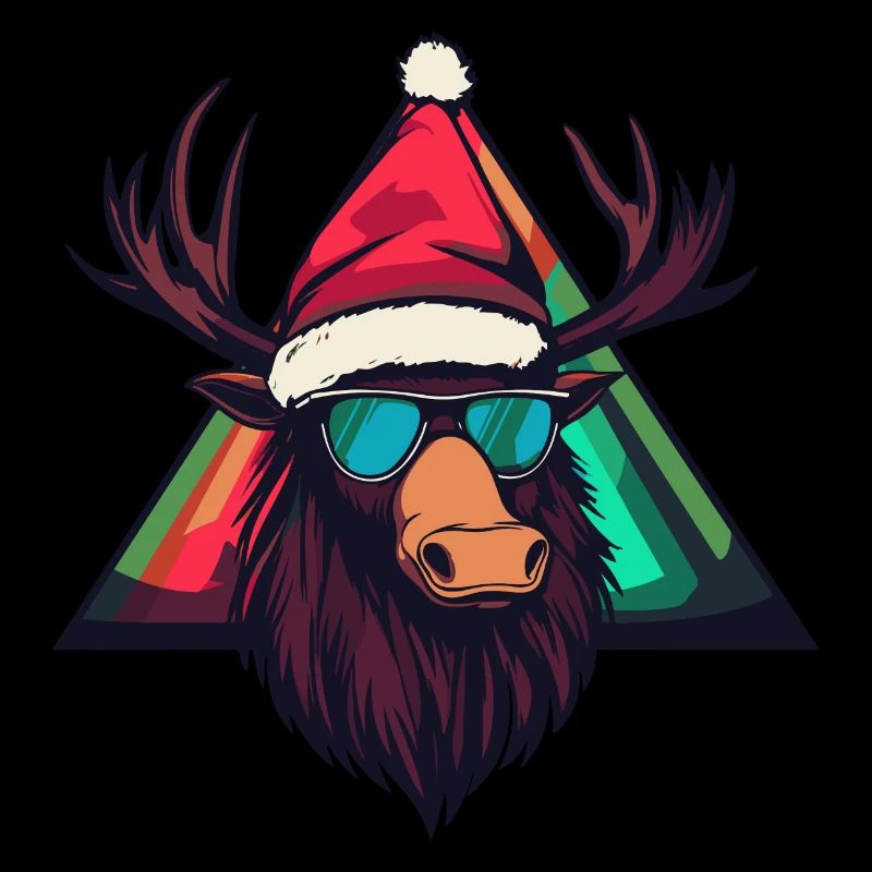 Elch Weihnachten Cool
