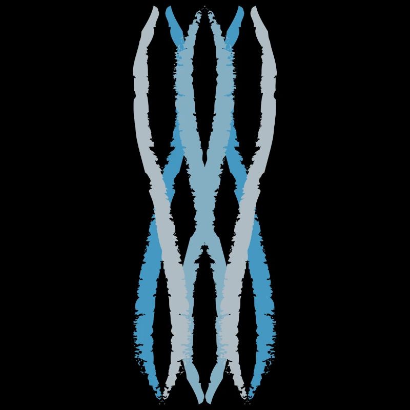 wave Art | blue-grey