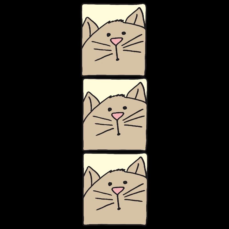 Tête de chat triple