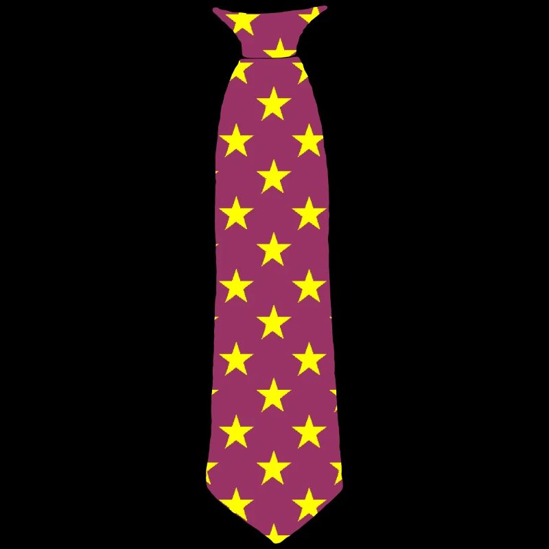 Tie - printed - Stars - Star pattern