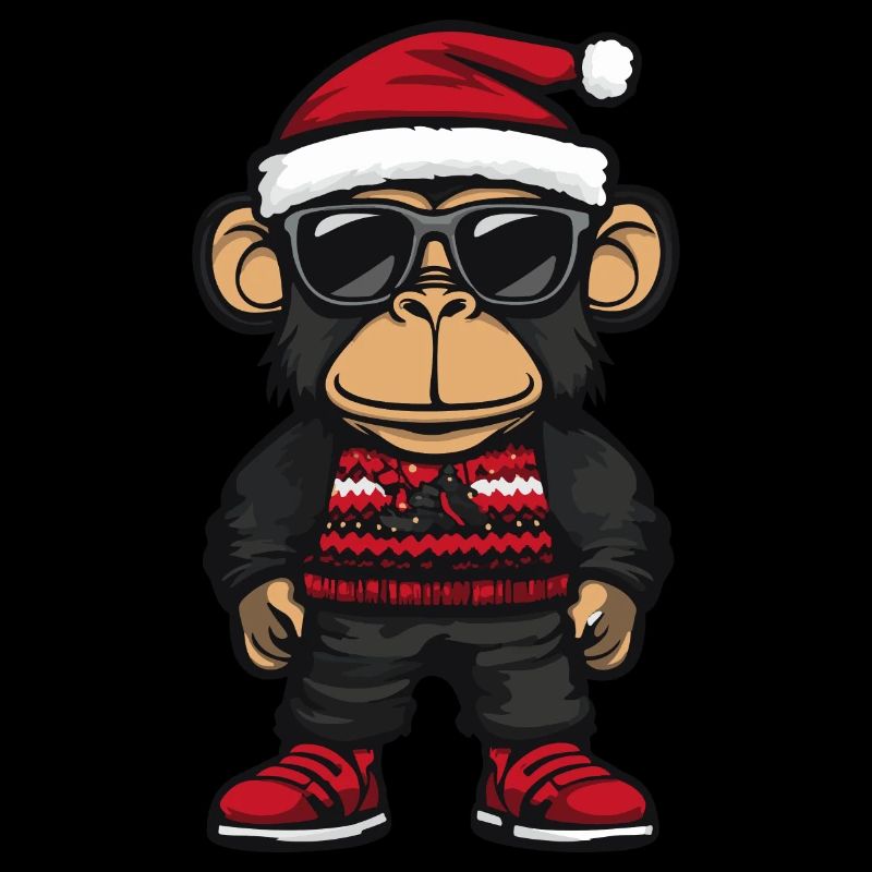 Singe Noël Cool Noël