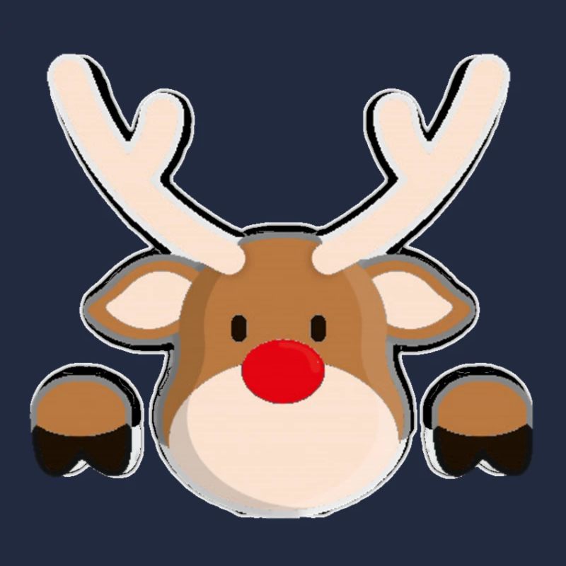 Rudolphs freundlicher Rentierkopf