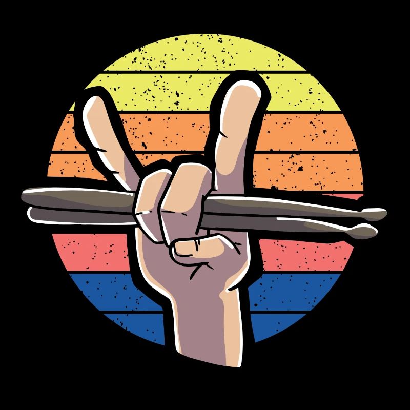 Drumstick Drummer Vintage