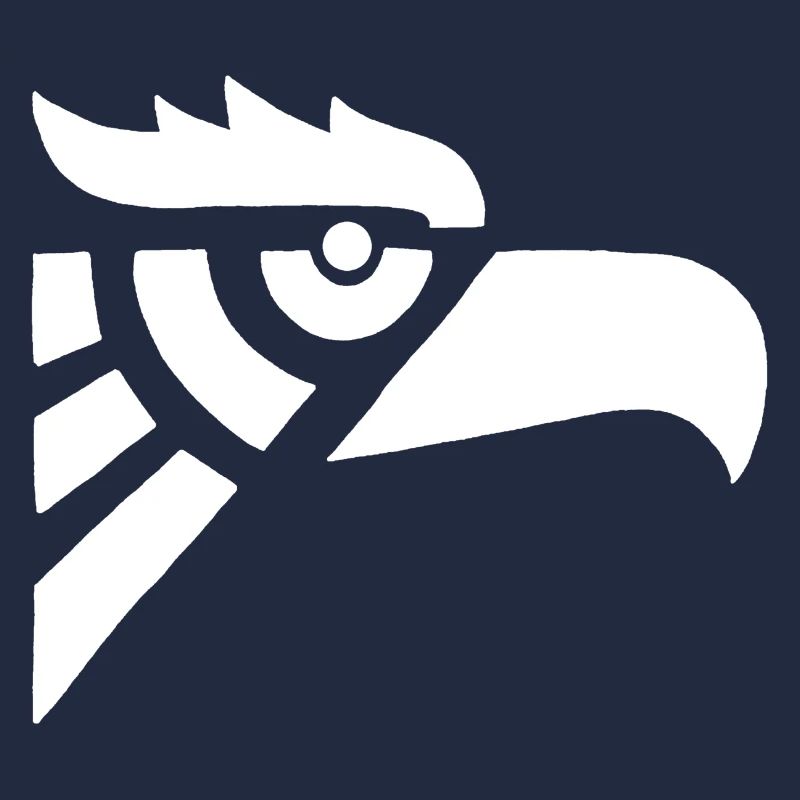 Tête d'aigle blanc aztèque