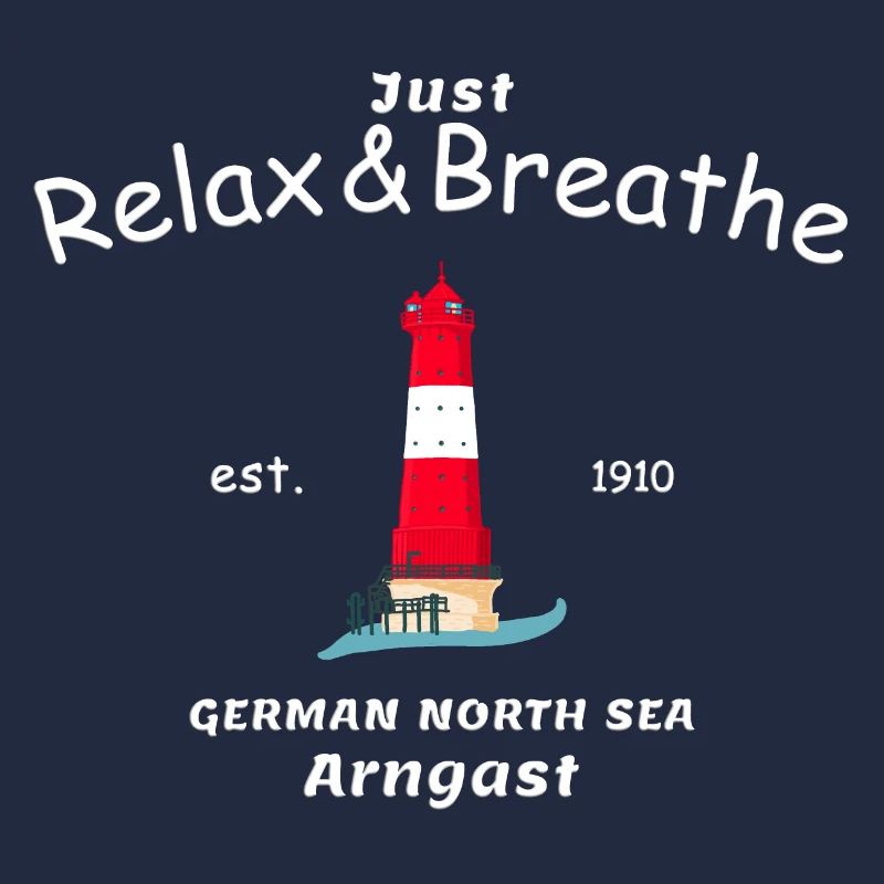 Arngast Lighthouse, Wilhelmshaven, German Bight