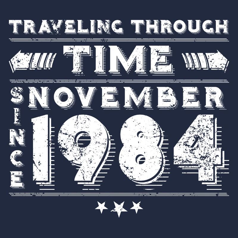 Vintage Zeitreise Geburtstags Design November 1984