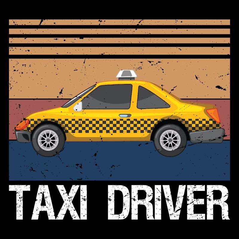 Taxi Cab Driver Vintage Checker Gift