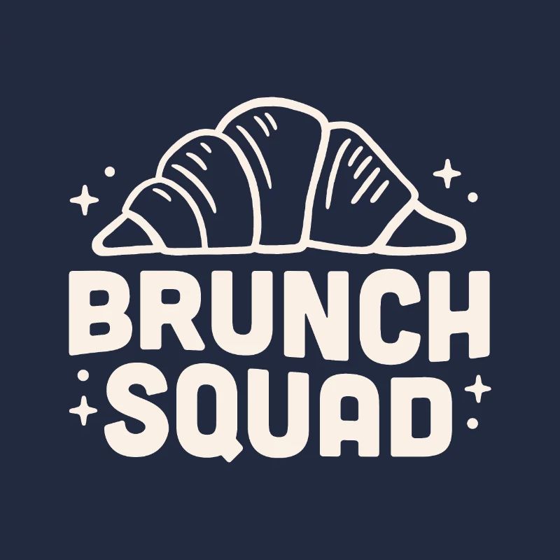 Brunch squad croissants