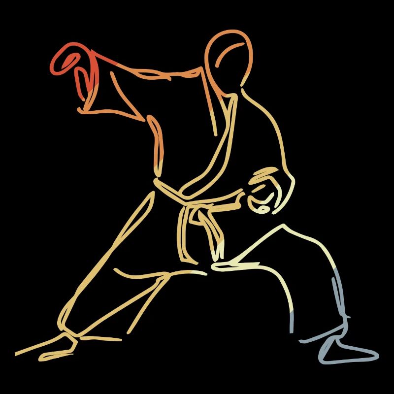 Dessin de judo