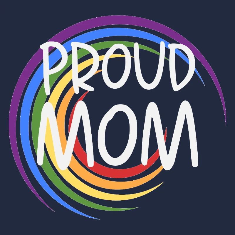 Proud Mom Rainbow