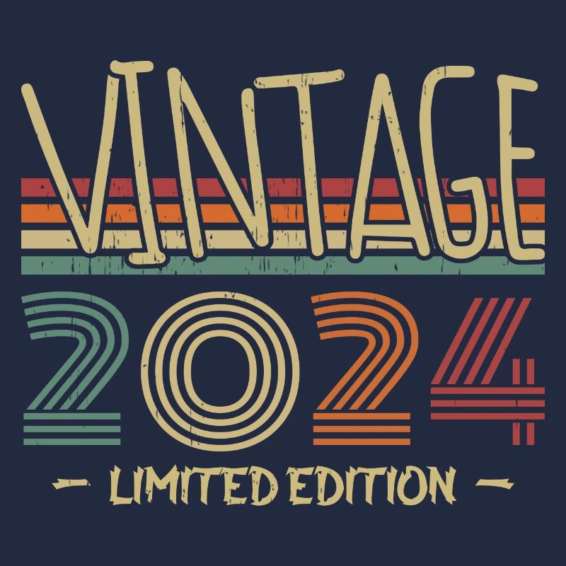 Vintage 2024 Retro 2024 Anniversary Gift